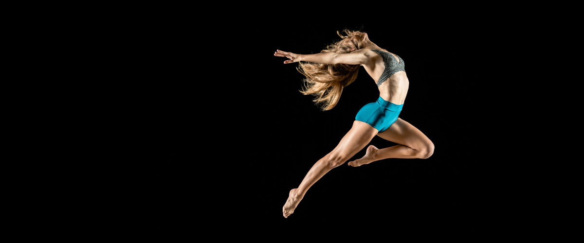 Ballet dancer leaping