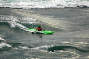 Surfing the top wave