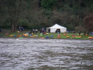 Tea Tent and Boats