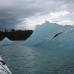 Our first iceberg...shame there was no sun