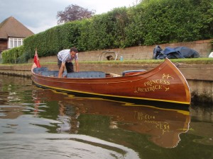 Check out this classic electric canoe - 101 years old!