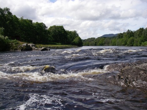 Final rapid entering Loch Achonachie