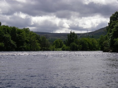 Looking down the River Connon