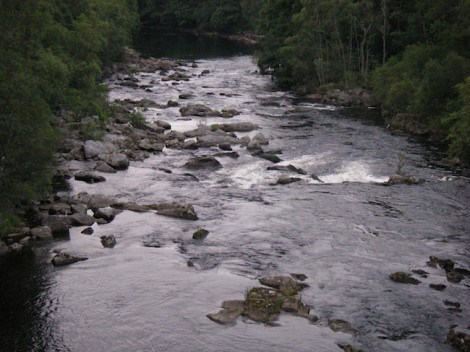 A rather low River Tummel