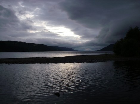 Sunset over Loch Ness from Foyers