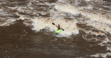 Lowri surfing on Suarez