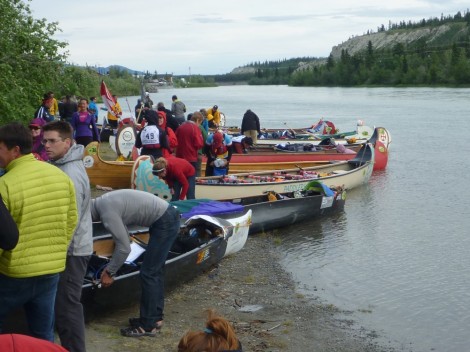 Other Voyageur Canoes in our class